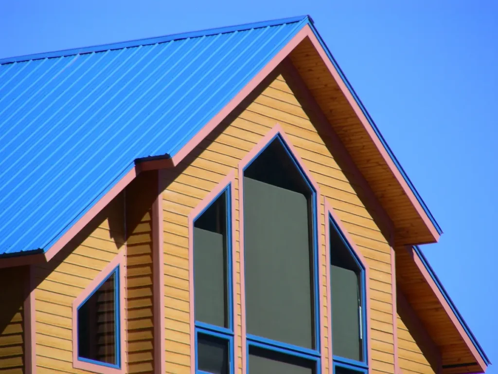 colorful metal roofing system