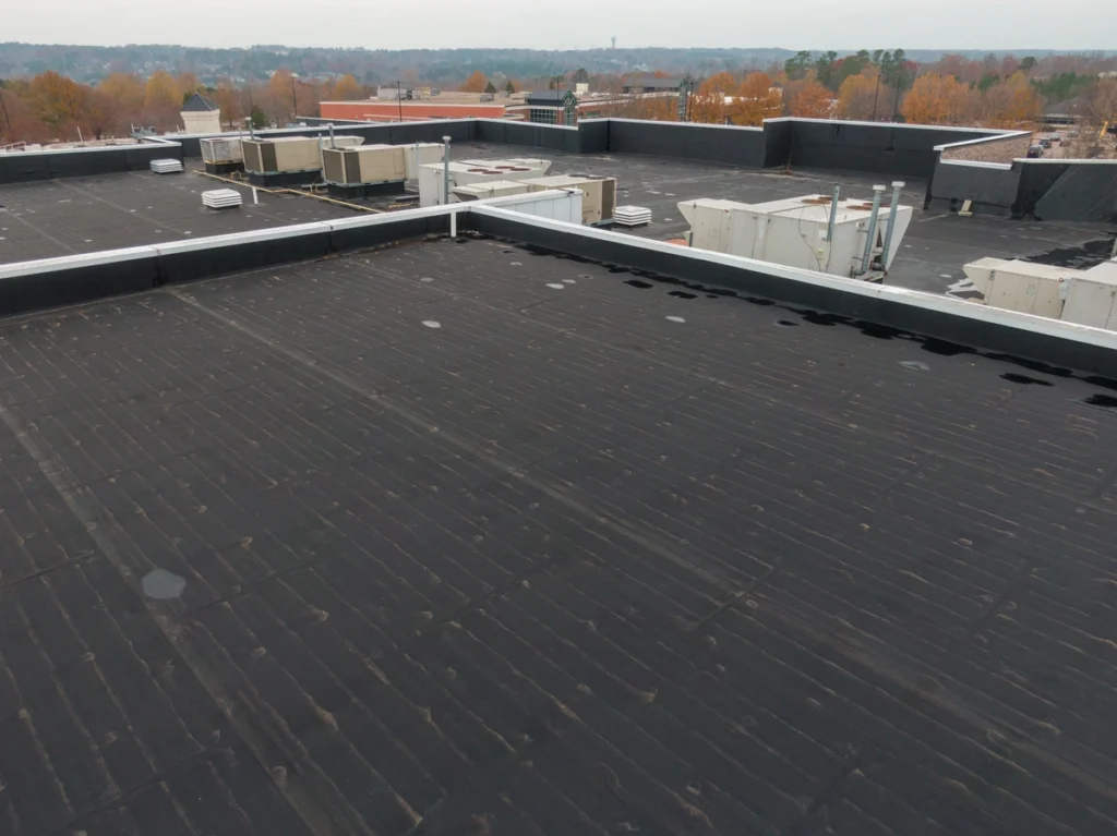 flat epdm roof commercial single ply